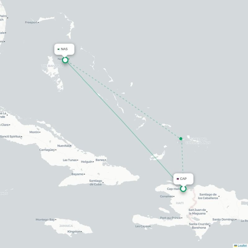 CAP - NAS route map