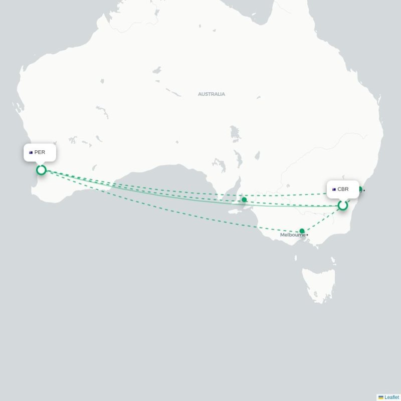 CBR - PER route map