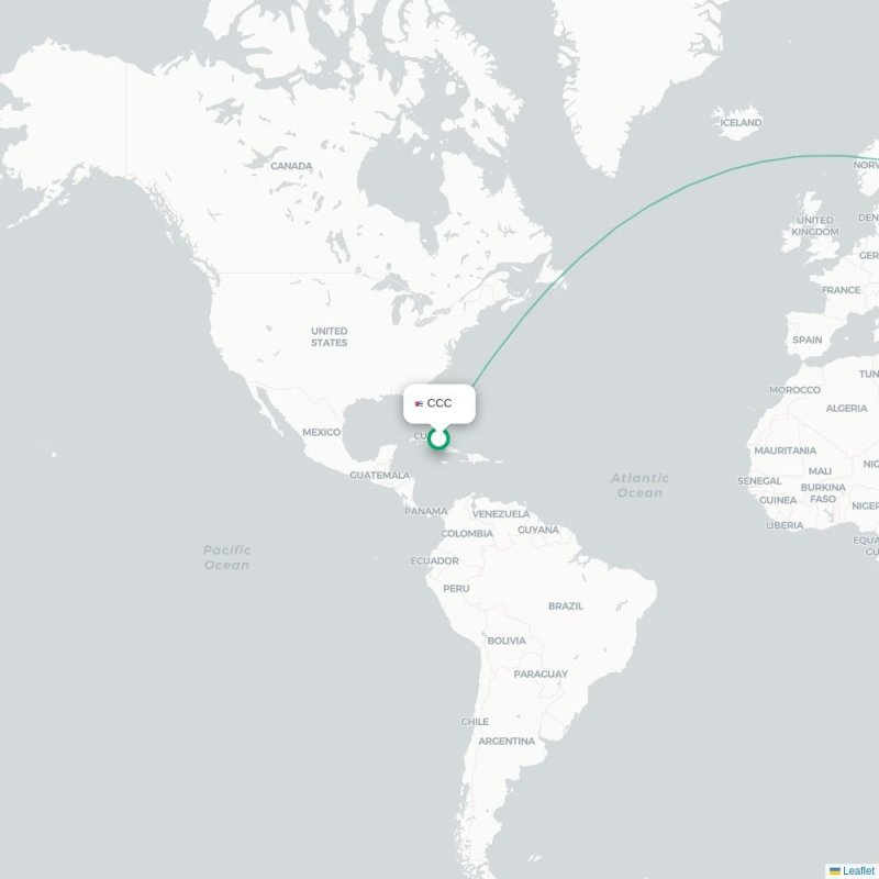 CCC - SVO route map