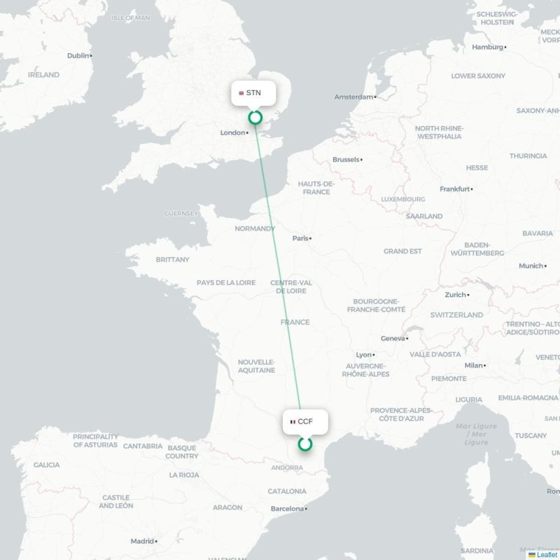 CCF - STN route map