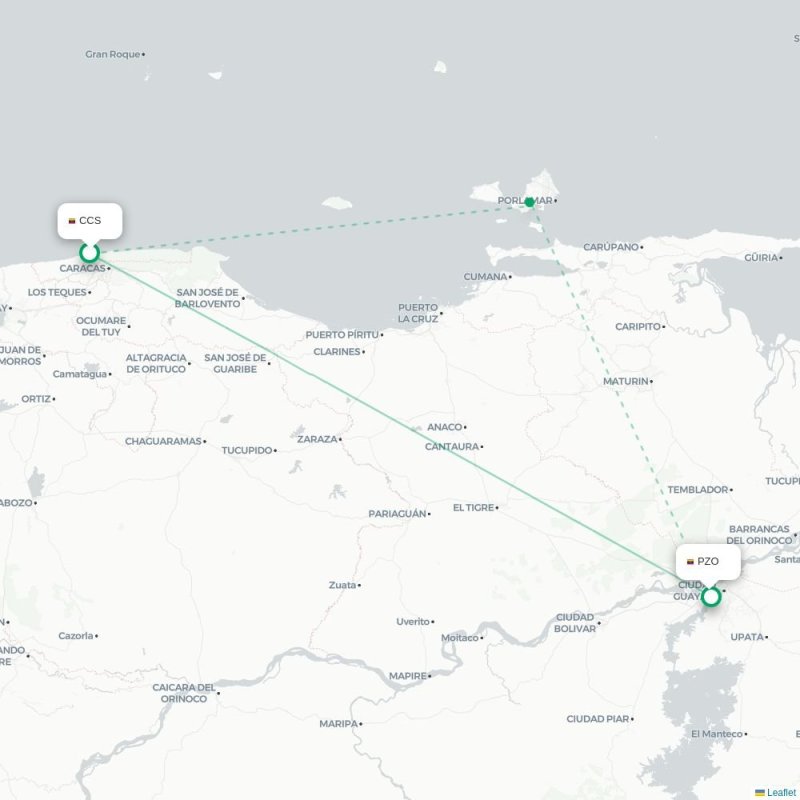 CCS - PZO route map