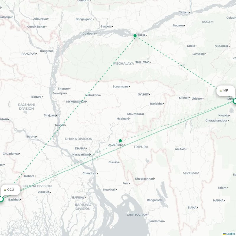 CCU - IMF route map