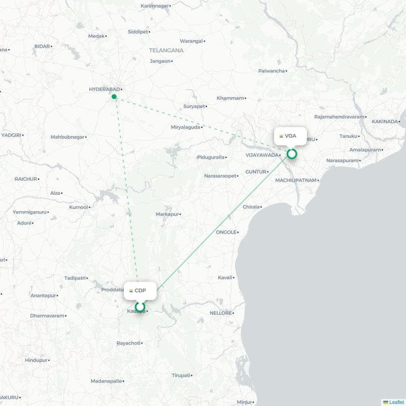 CDP - VGA route map