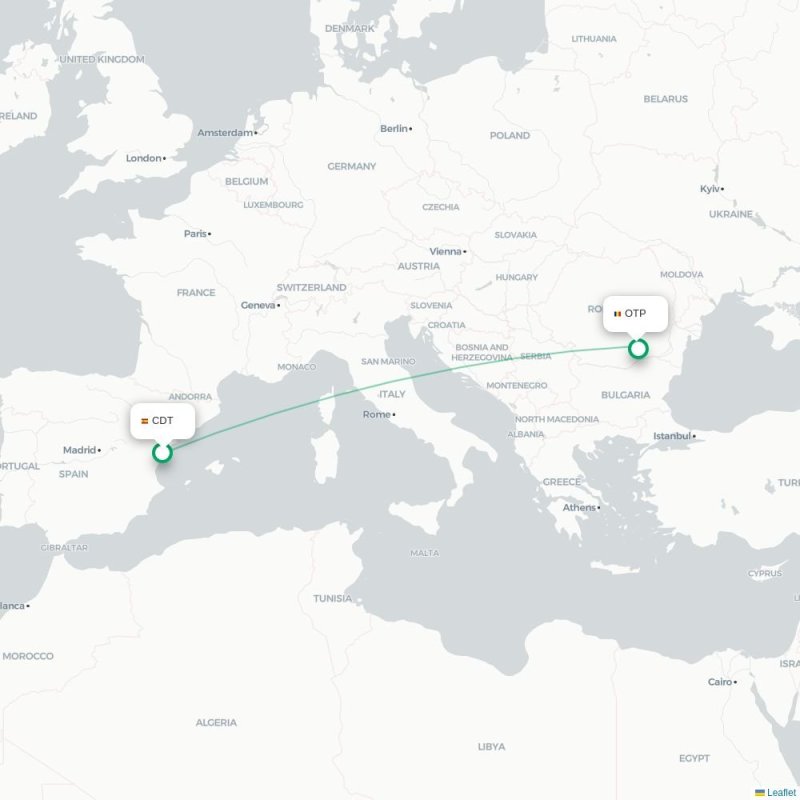 CDT - OTP route map