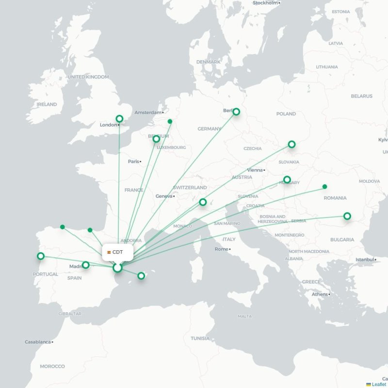 CDT - NRN route map