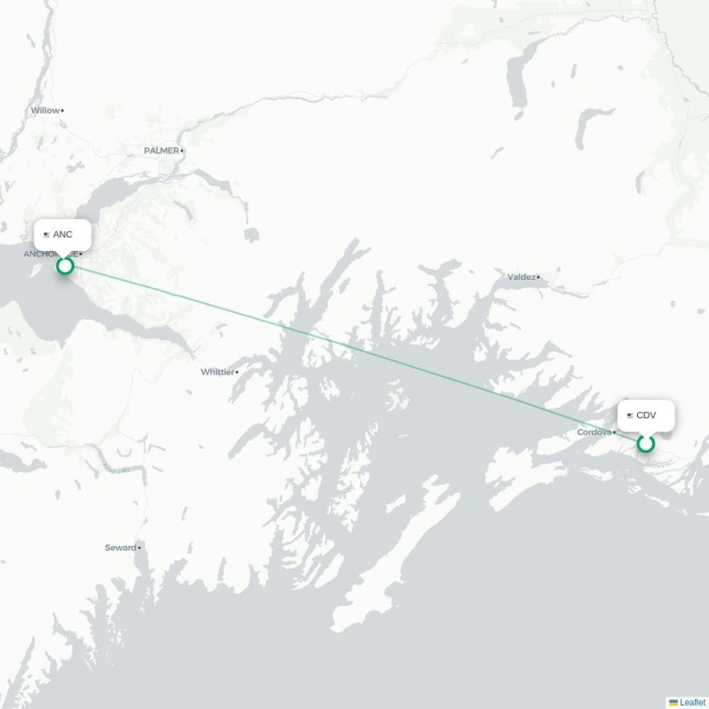 CDV - ANC route map