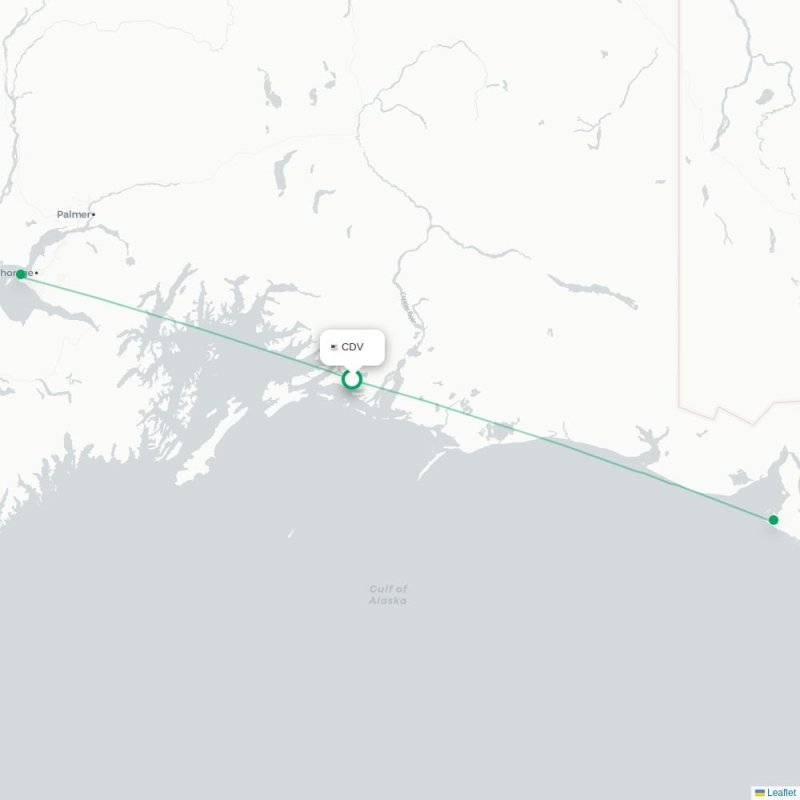 CDV - YAK route map