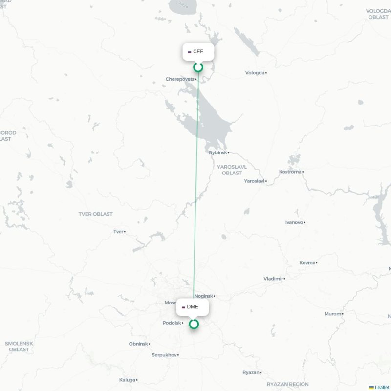 CEE - DME route map