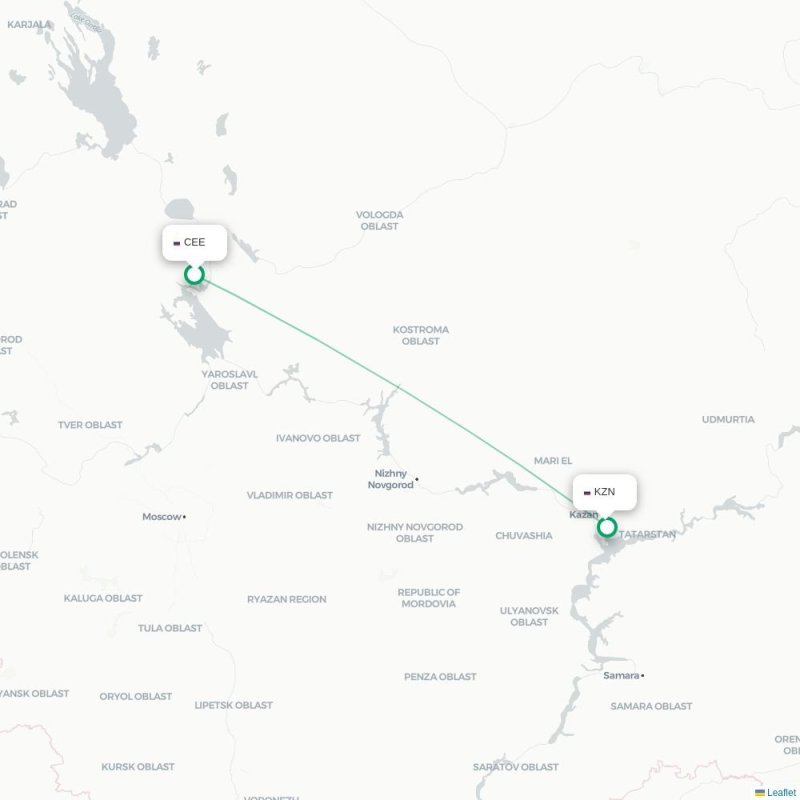 CEE - KZN route map