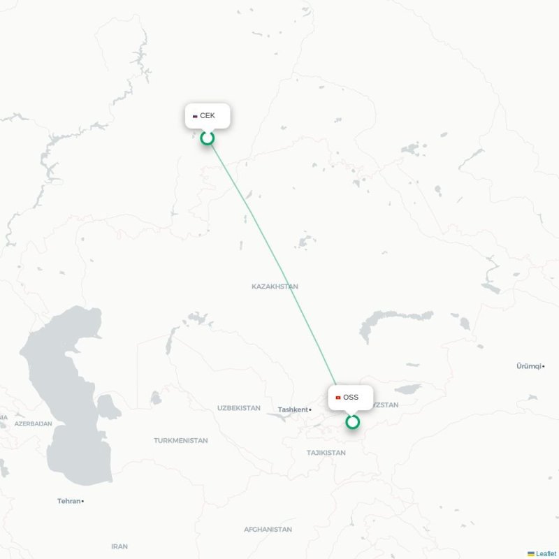 CEK - OSS route map