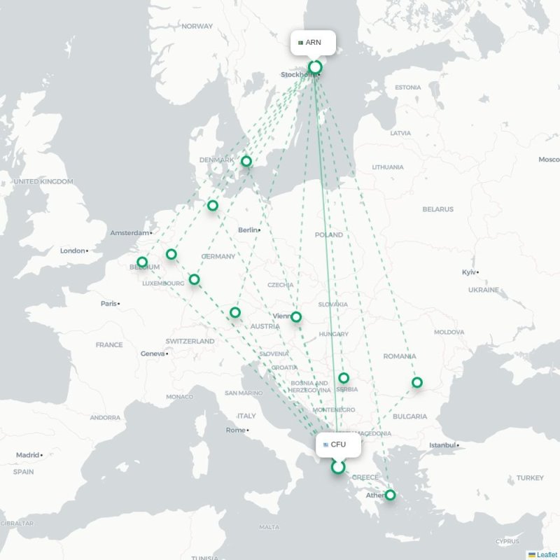 CFU - ARN route map