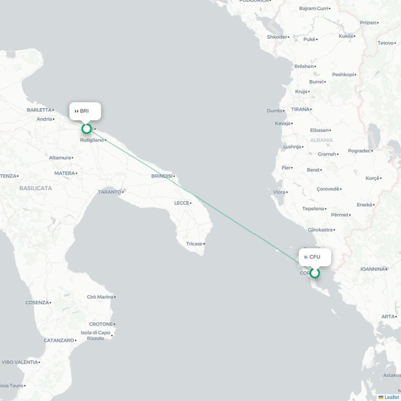 CFU - BRI route map