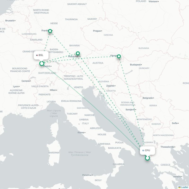 CFU - BSL route map