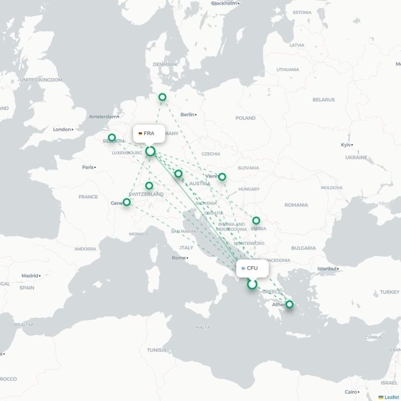 CFU - FRA route map