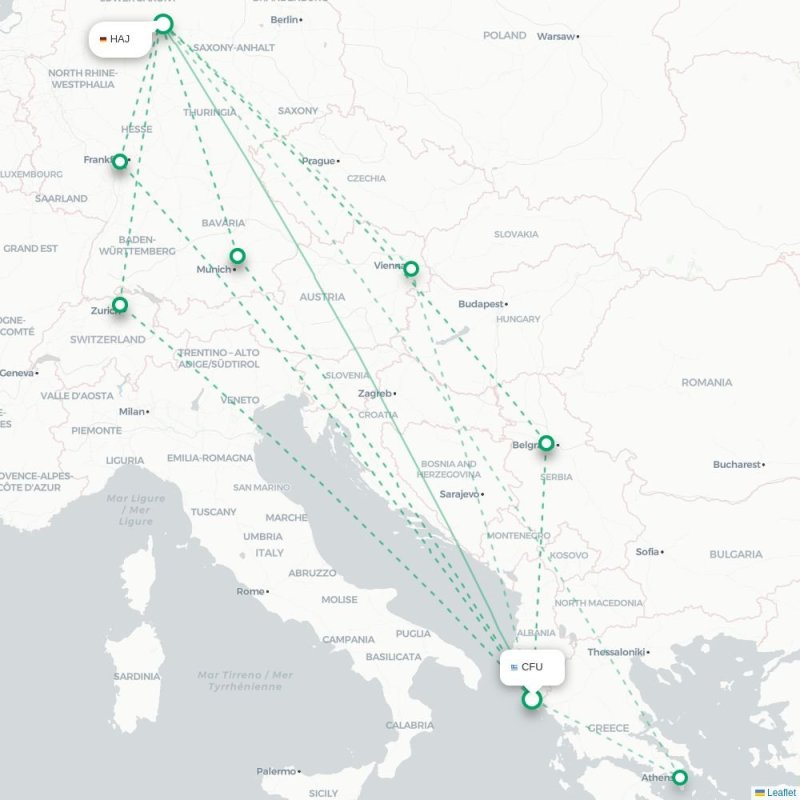 CFU - HAJ route map