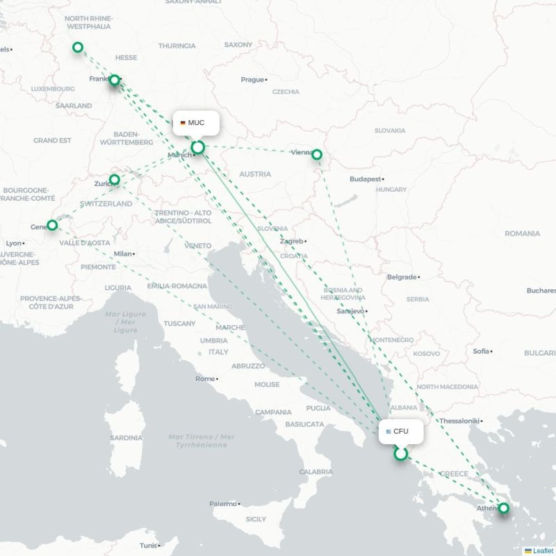 CFU - MUC route map