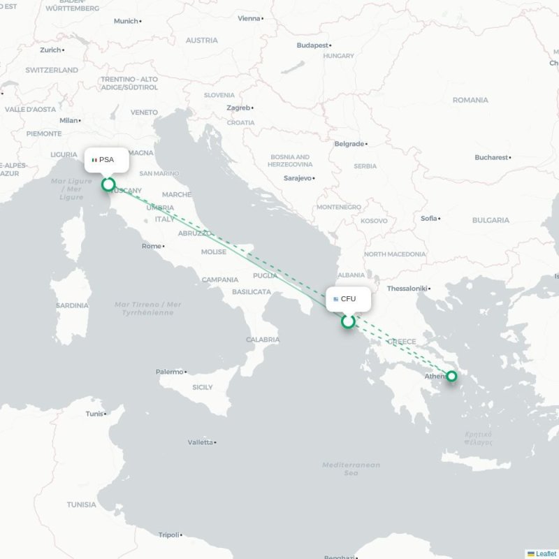 CFU - PSA route map