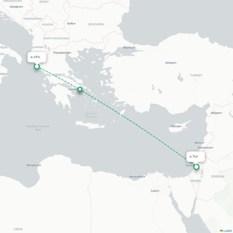 CFU - TLV route map
