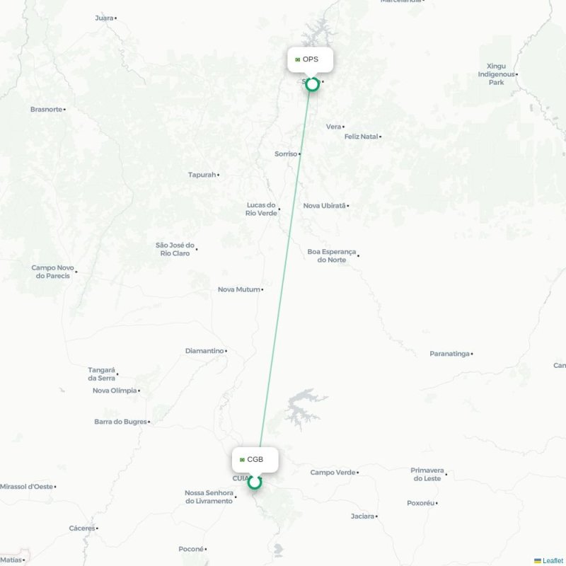 CGB - OPS route map