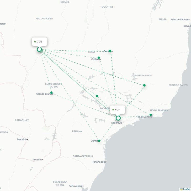 CGB - VCP route map