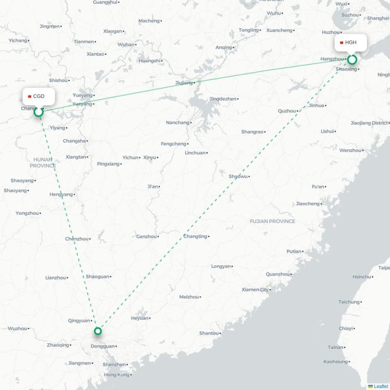 CGD - HGH route map