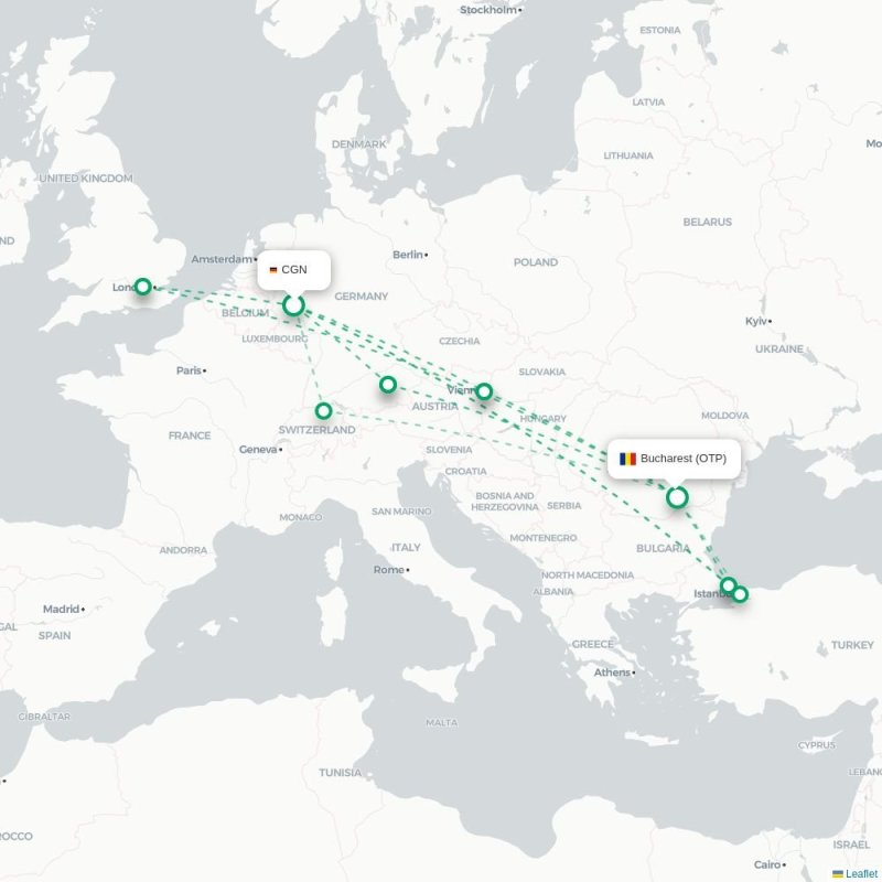 CGN - OTP route map