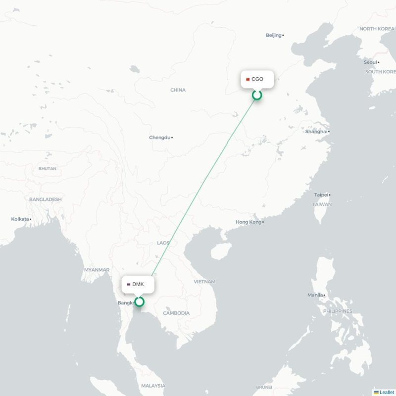 CGO - DMK route map