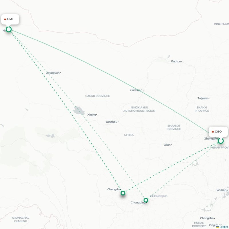 CGO - HMI route map