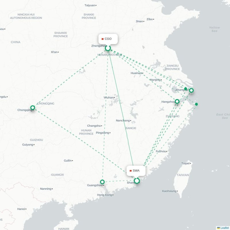 CGO - SWA route map