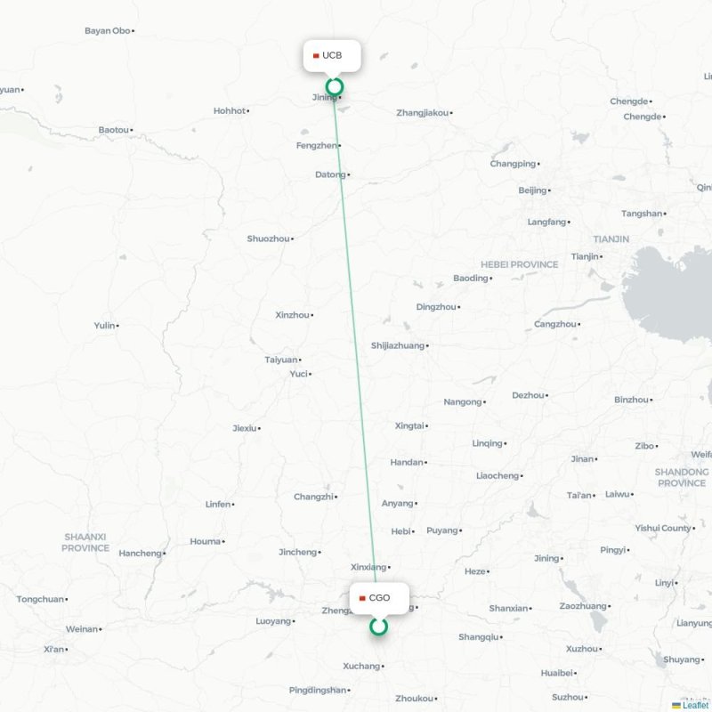 CGO - UCB route map