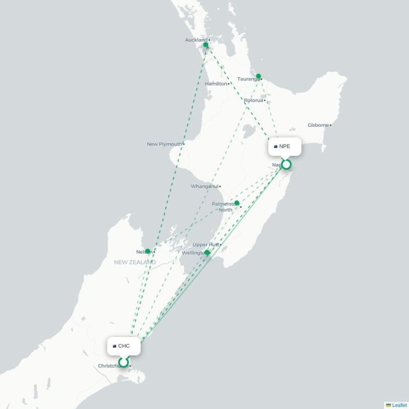 CHC - NPE route map