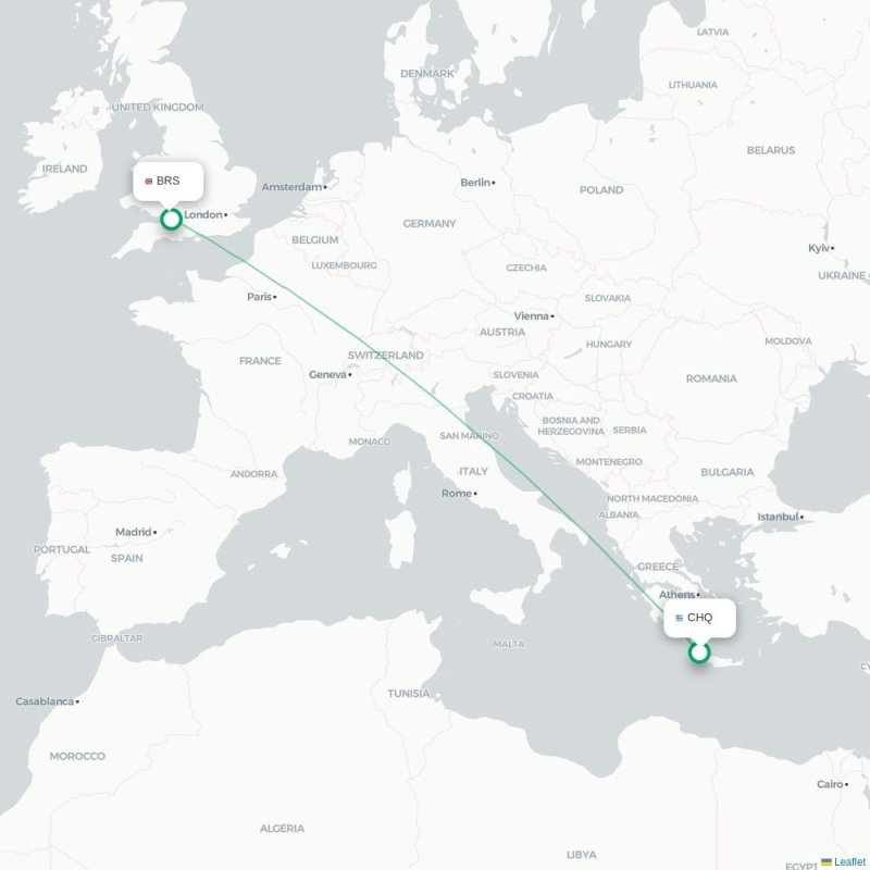 CHQ - BRS route map