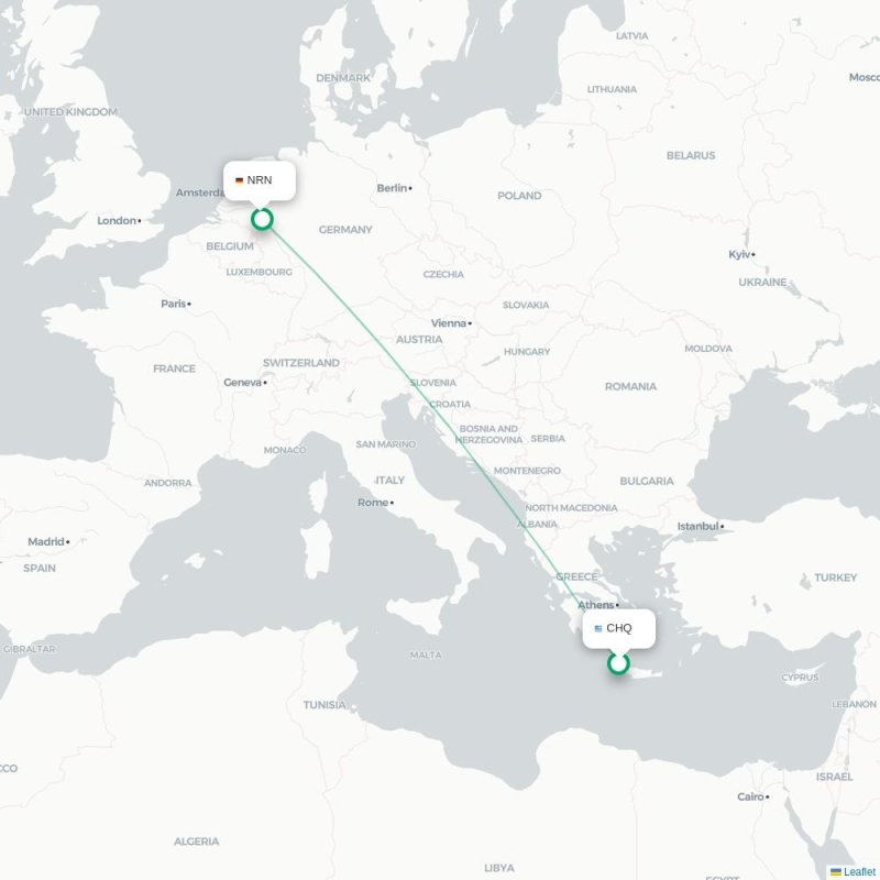 CHQ - NRN route map