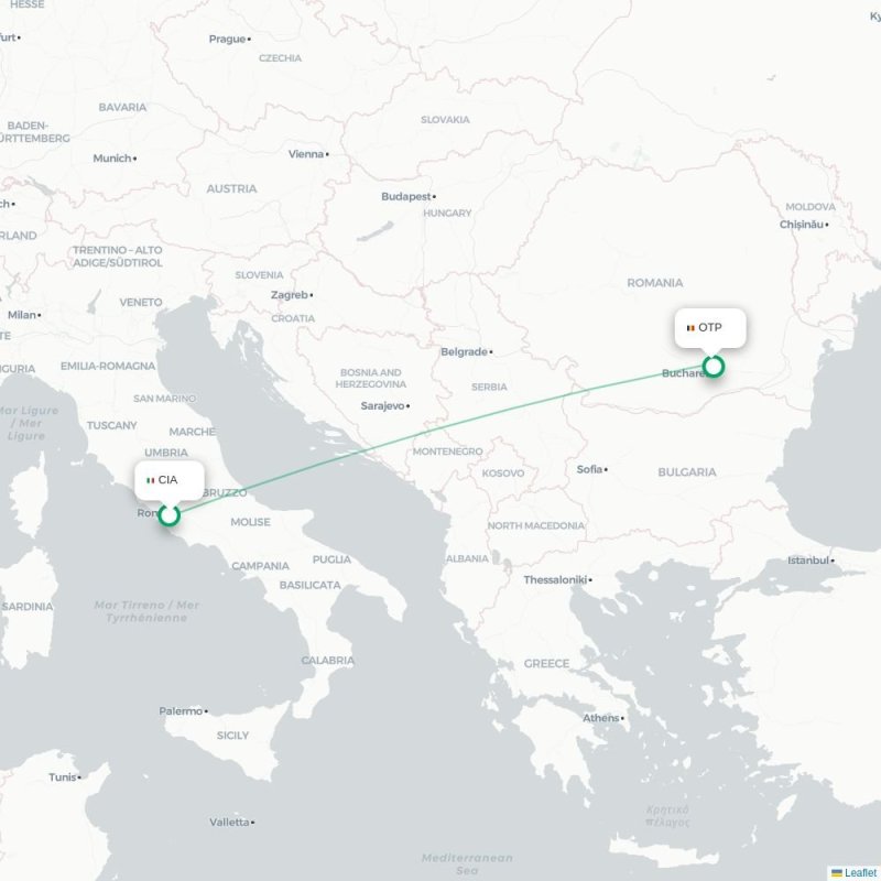 CIA - OTP route map