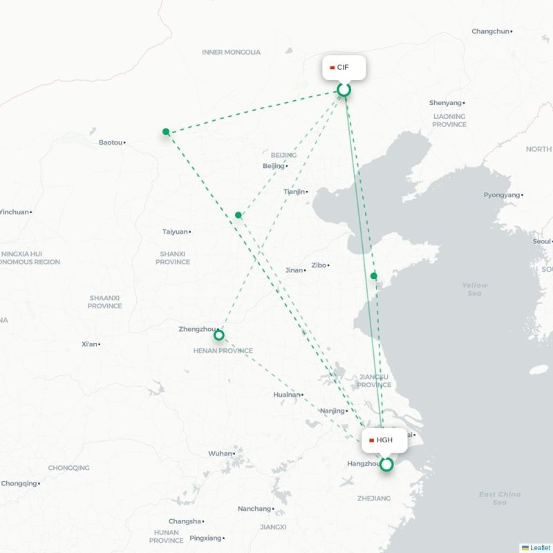 CIF - HGH route map