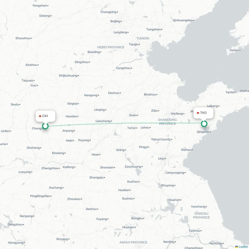 CIH - TAO route map