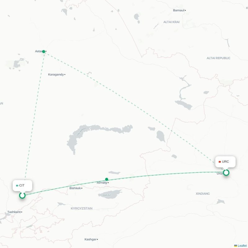 CIT - URC route map