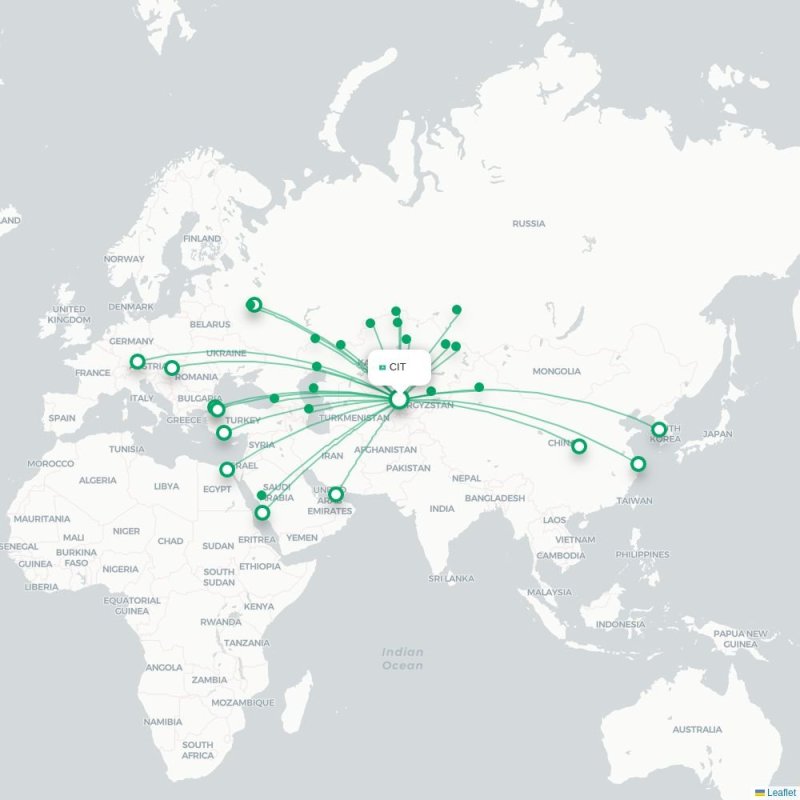 CIT - KOV route map