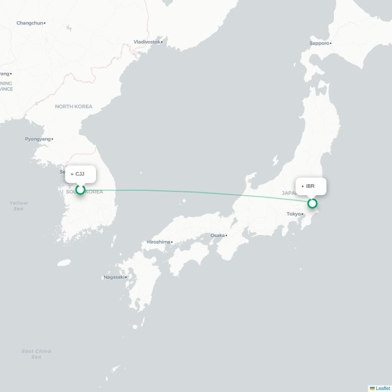 CJJ - IBR route map