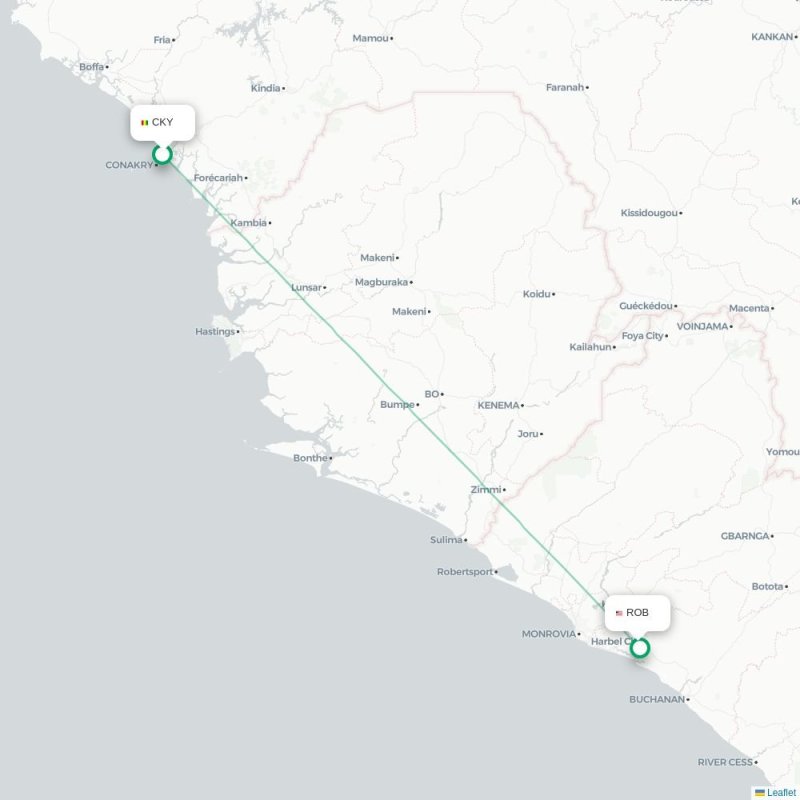CKY - ROB route map