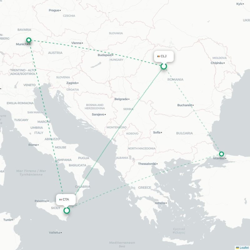 CLJ - CTA route map