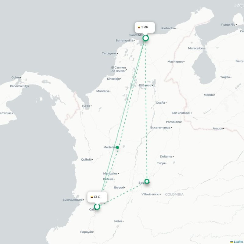 CLO - SMR route map