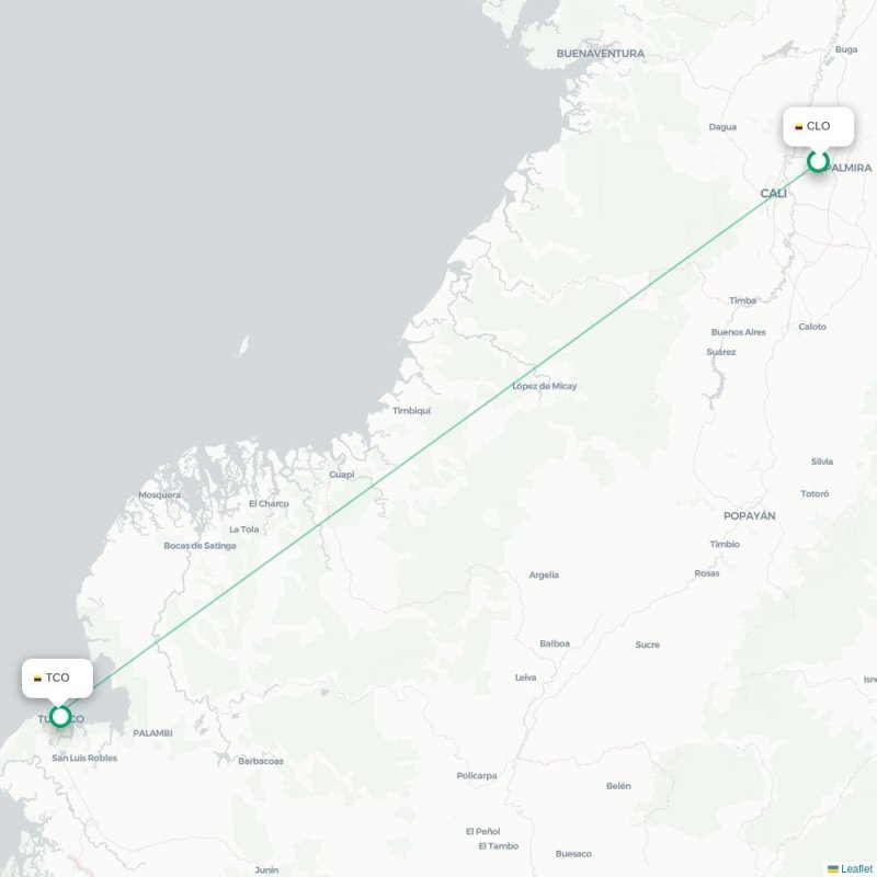 CLO - TCO route map