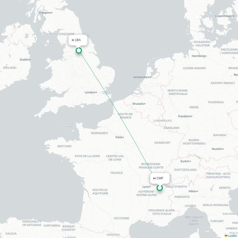CMF - LBA route map