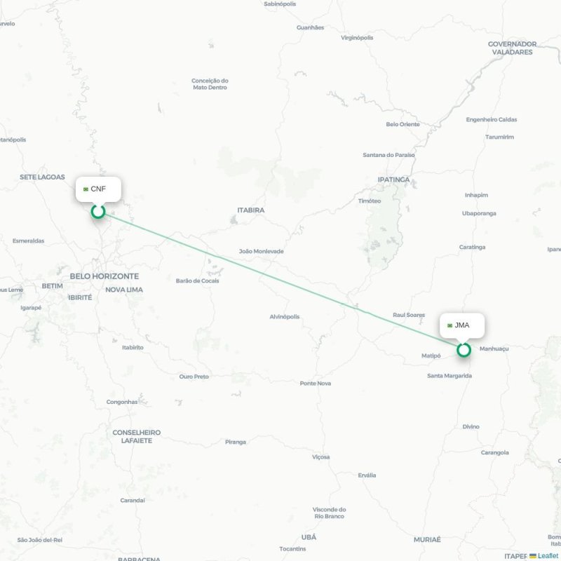 CNF - JMA route map