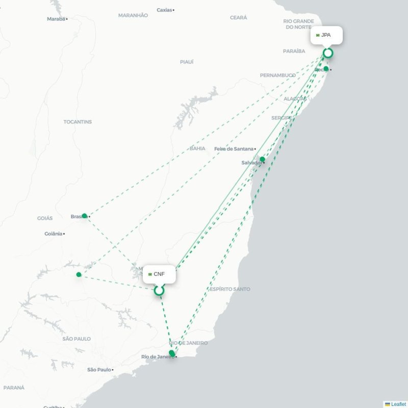 CNF - JPA route map