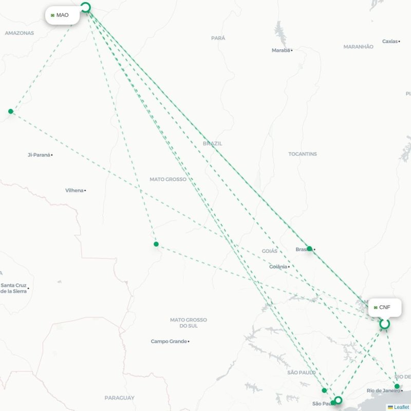 CNF - MAO route map