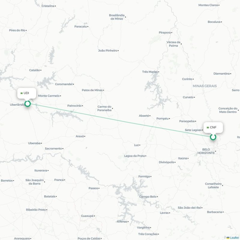 CNF - UDI route map
