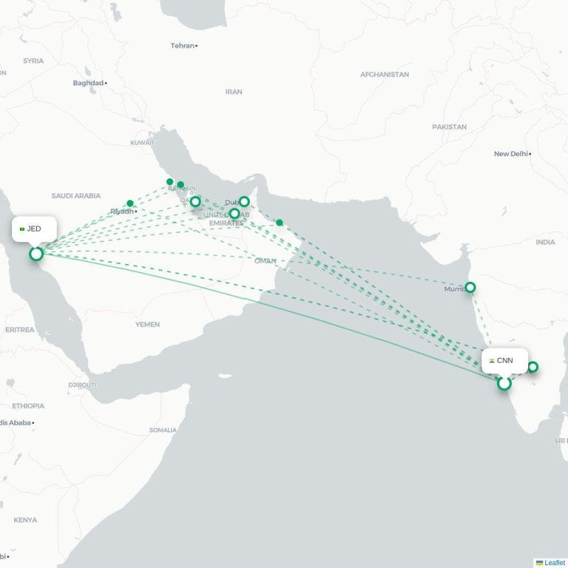 CNN - JED route map