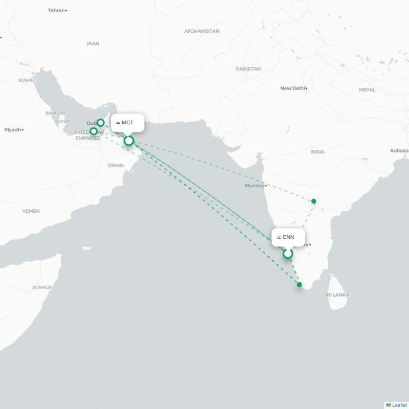 CNN - MCT route map
